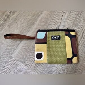 OLOVESM OM Aspen Yoga Mat Wristlet Clutch Wallet Green Brown Blue White Hippie